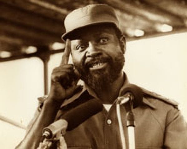Samora Machel, líder da luta de independência de Moçambique
